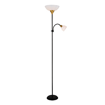 Arte Lamp DUETTO Светильник напольный лампа накаливания A9569PN-2BK