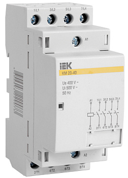 IEK Контактор модульный КМ25-40 AC/DC MKK20-25-40