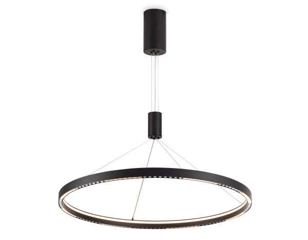 Купить Ambrella Светильник подвесной светодиодный FL5856 BK черный 40W 3000K/4200K/6400K D800*860 (без ПДУ)