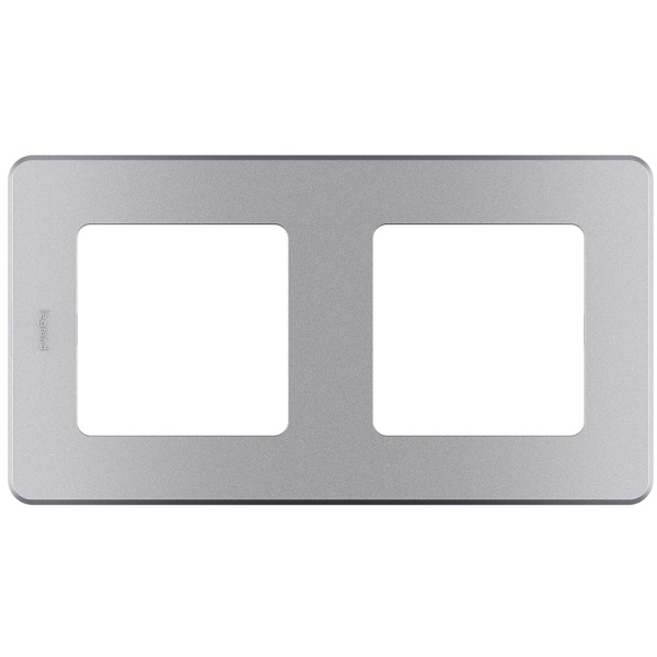 Legrand INSPIRIA Алюминий Рамка - 2 поста 673942