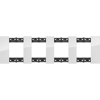 BT Living now Лед Рамка немецкий стандарт 4 поста (2+2+2+2 мод) KA4802M4DW