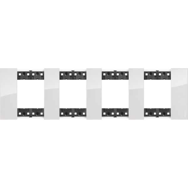 BT Living now Лед Рамка немецкий стандарт 4 поста (2+2+2+2 мод) KA4802M4DW