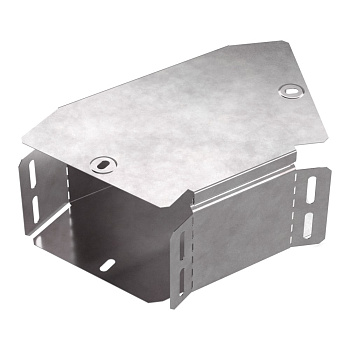 Промрукав Угол горизонтальный 45 градусов с крышкой Стандарт 150х100 PR16.0428