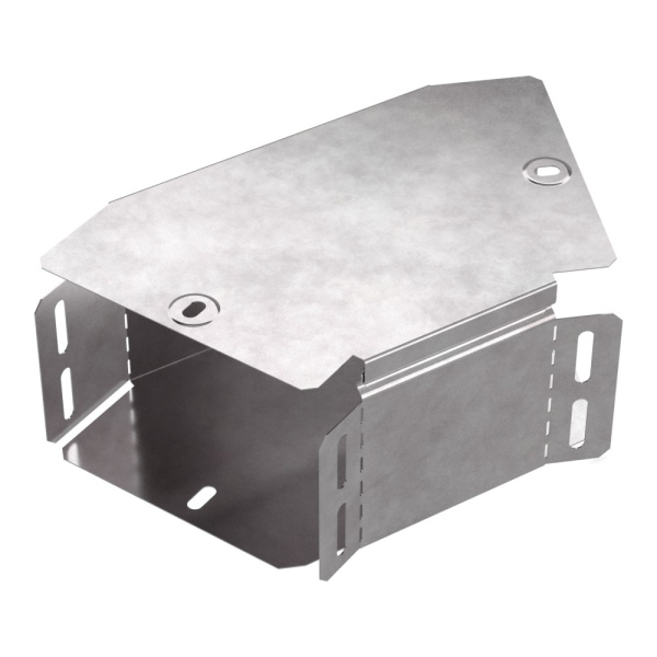 Промрукав Угол горизонтальный 45 градусов с крышкой Стандарт 150х100 PR16.0428