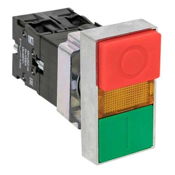 Купить EKF PROxima Кнопка LAY5-BW8465 "I-O" прямоугольная 230В NO+NC