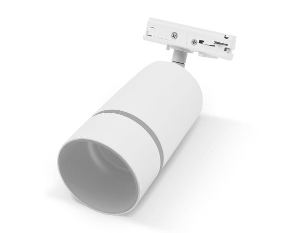 Купить Ambrella Трековый однофазный светильник GL5212 SWH белый песок GU10 max 12W