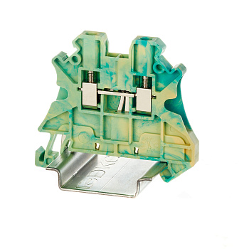 DKC Nuputuk Клемма заземления, винтовой зажим, 2 точки подключения, 2.5 кв.мм