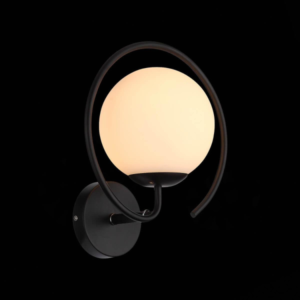 Купить Evoluce SL418.401.01 Бра Черный/Белый E27 1*60W