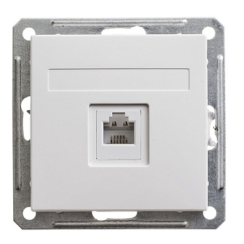 Systeme Electric Wessen 59 Бел Розетка ТЛФ 1-ая RJ11