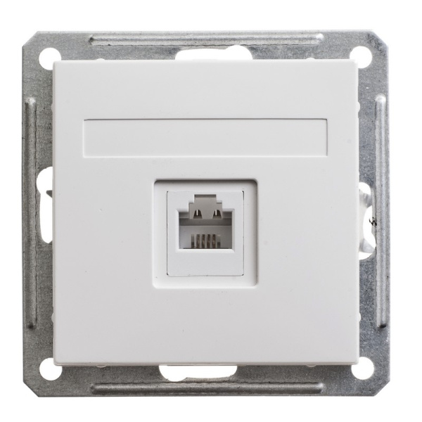 Systeme Electric Wessen 59 Бел Розетка ТЛФ 1-ая RJ11