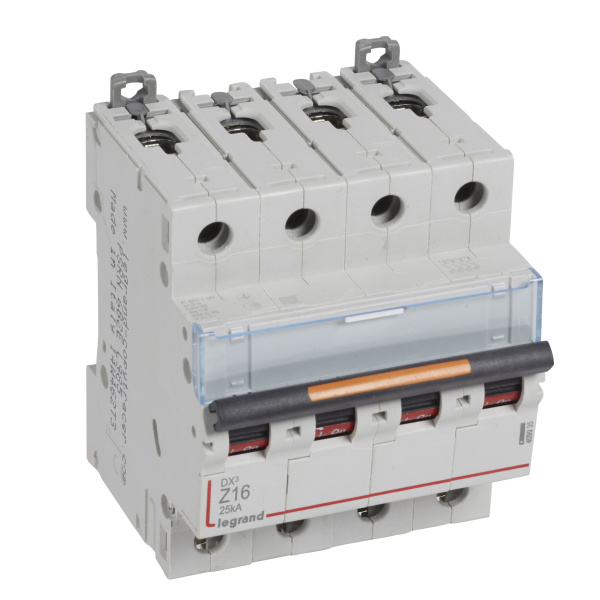 Legrand DX3 Автоматический выключатель 4P 16A (Z) 25kA 409935