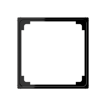JUNG A 500 Черная Рамка промежуточная для монтажа изделий с крышкой 50х50 A590ZSW