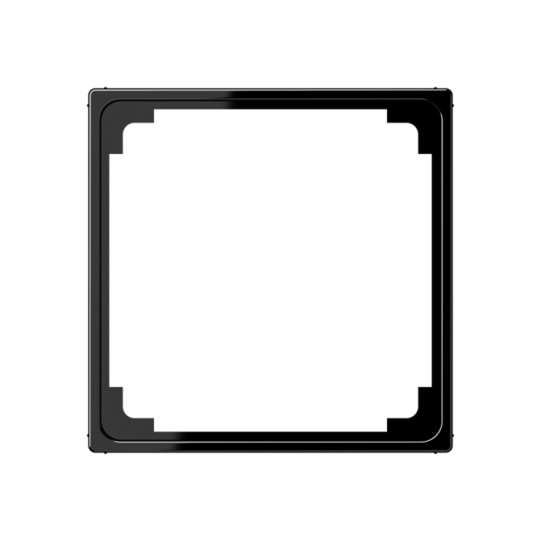JUNG A 500 Черная Рамка промежуточная для монтажа изделий с крышкой 50х50 A590ZSW