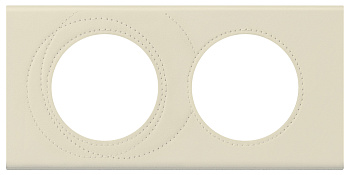 Legrand Celiane2 Кожа макиато Рамка 2-я (2+2 мод) 069432