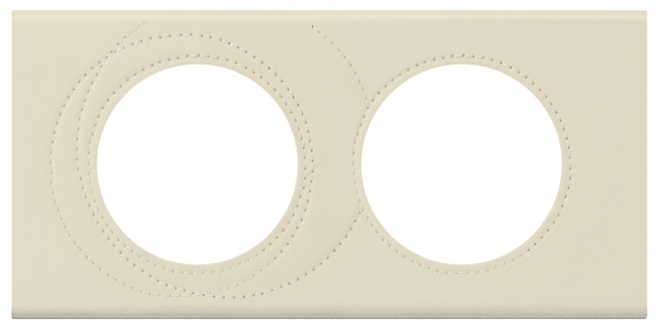 Legrand Celiane2 Кожа макиато Рамка 2-я (2+2 мод) 069432