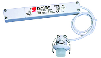 BEG Белый Мини-датчик движения для выс. потолков 360°, с выносным блоком, диаметр действия 6м IP20 92934