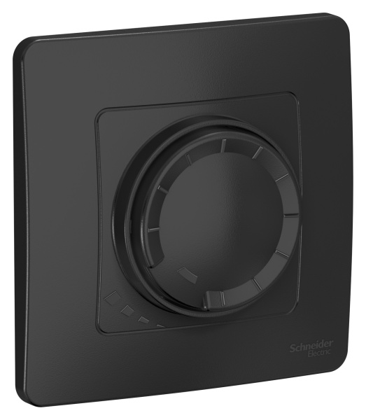 Купить Systeme Electric Blanca внутр Антрацит Светорегулятор (диммер) поворотно-нажимной 400Вт