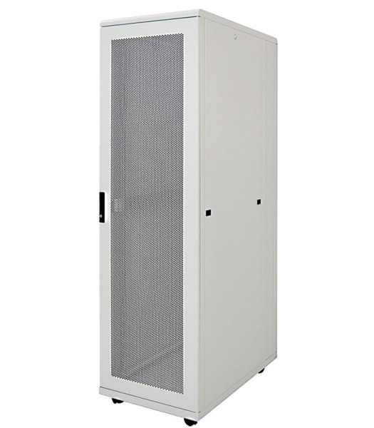 Купить IEK LINEA S ITK Шкаф серв. 19", 42U, 800х1000, перф.двери сер. (место 1) LS35-42U81-PP-1
