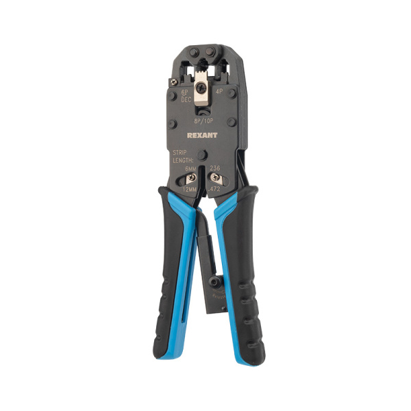 Кримпер для обжима 10P10C / 8P8C / 6P6C / 4P4C (ht-200R) ТАЙВАНЬ Rexant 12-3442-1