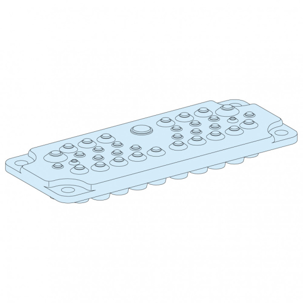 SE Prisma Plus G Панель сальниковая под FL21 с отверстиями диаметром 16/30/47 мм 08896