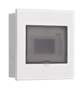 Dekraft Корпус встраиваемый прозр. дв. 1 ряд 6 мод. IP41 ЩРВ-М