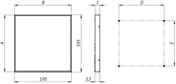 Купить OPTIMA.OPL ECO LED 595 4000K CRI90 SCHOOL