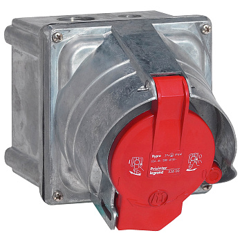 Legrand Hypra Коробка с одним ответстием под сальник Prisinter IP 44/55 2К+З/3К+З/3К+Н+З 63 А металл 053809