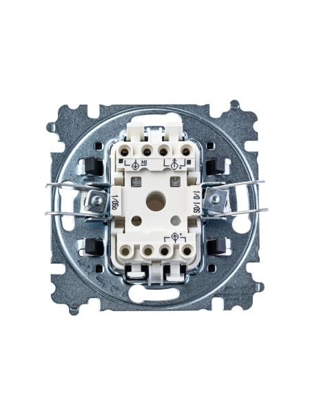 Купить ABB EPJ Levit белый / ледяной Выключатель кнопочный 1-клавишный 2CHH599145A6001