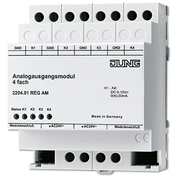 JUNG KNX Аналоговый выход 2204.01REGAM