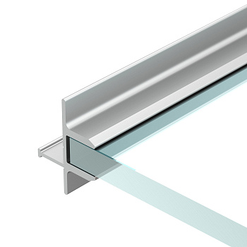 Arlight Профиль TOP-GLASS8-2D-2000 (Алюминий) 016976