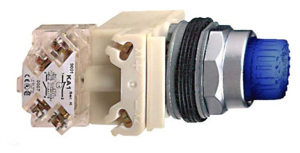 Купить SE Кнопка с подсветкой желтая, 24В 9001K2L35LH13