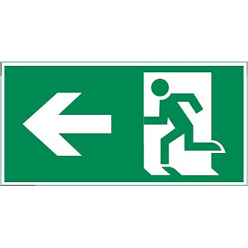Varton пиктограмма "ФИГУРА / СТРЕЛКА ВЛЕВО" 180х90мм для авар-эвакуац св-ка Compact V5-EM04-60.004.019