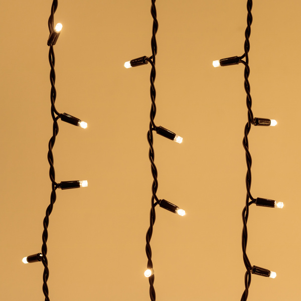 Купить Arlight Светодиодная гирлянда ARD-CURTAIN-PRO-2000x3000-BLACK-760LED-STD WARM (230V, 70W) (Ardecoled, IP65) 026065