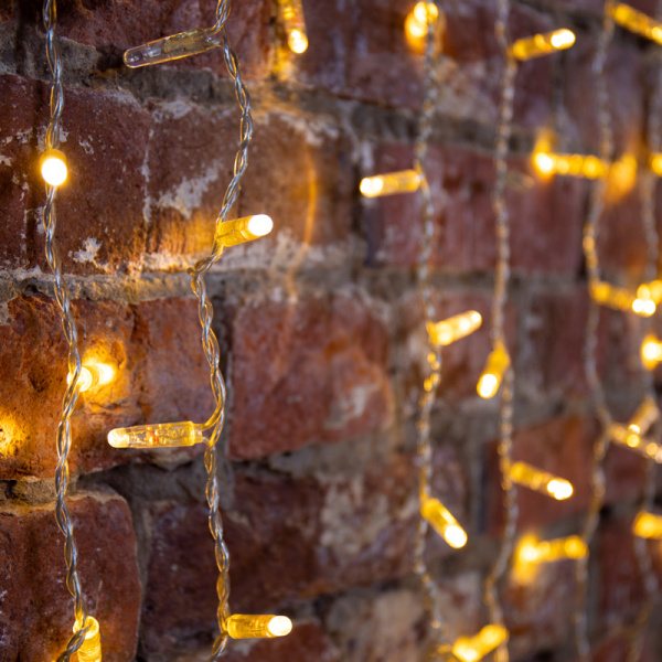 NEON-NIGHT Гирлянда "Светодиодный Дождь" 2х1,5м, постоянное свечение, прозрачный провод, 230 В, диоды ТЕПЛЫЙ БЕЛЫЙ, 360 LED 235-306