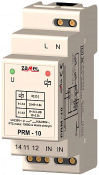 Zamel Реле контроля температуры 16А IP20 на DIN рейку PRM-10