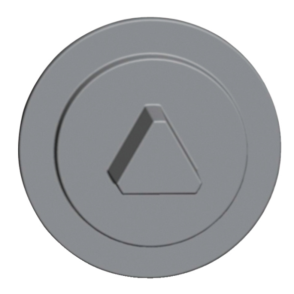 SE Плоская накл.+ треугольный профиль 6,5 мм NSYSFLOCKT6