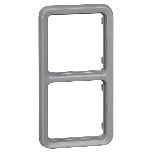 Legrand Plexo Серый Монтажная коробка 2-ая вертикальная PG 069664