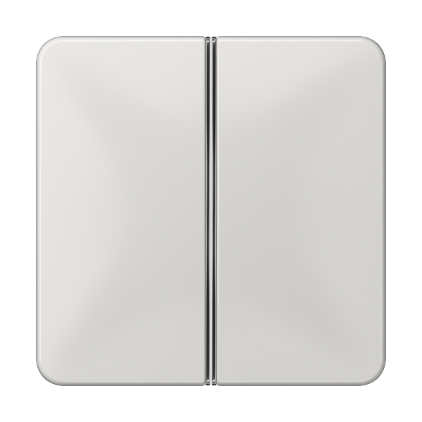 JUNG 2-клавишная накладка для пульта КNX, светло-серая, для серии СD CD402TSALG