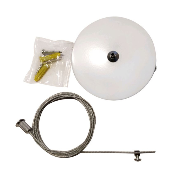 Kink Light 122,01 Белый Подвес тросовый для шинопровода 2 метра