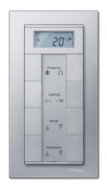 Купить SE Merten SM M-Plan Алюминий Рамка 2-ая без перегородки MTN488860
