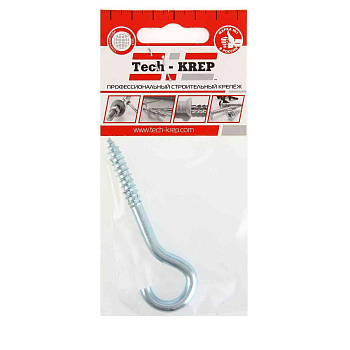 Tech-Krep Шуруп-полукольцо 6,0х80 (1 шт) - пакет 103890