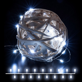 Eurosvet Гирлянда Нить 400-006 белый 3м IP20 a056045