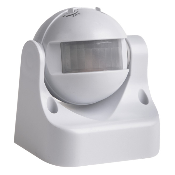 Датчик движения настенный ДДС 02, 180°,1200Вт,10-2000Лк, 12 м,10-420 сек,IP44 Rexant 11-9210