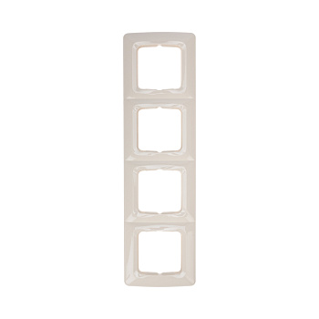 DEA Рамка 4-я горизонтальная Беж KRANZ KR-78-0258