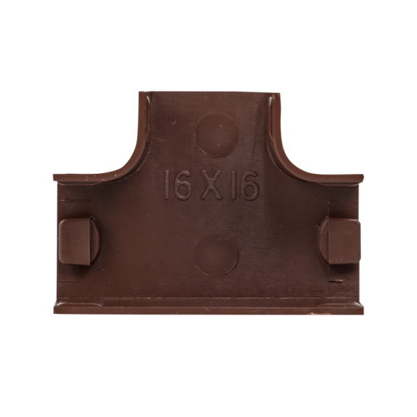 Купить EKF PROxima Угол T-образный (16х16) (4 шт) Plast под темное дерево