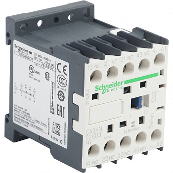 SE Auxiliary contactors Промежуточное реле 2НО+2НЗ, цепь управления 24В DC, винтовой зажим CA3KN22BD3