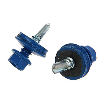 Tech-Krep Саморез КР св. 4,8х28 RAL-5005 (насыщенный синий) (300 шт) - ведро 124451