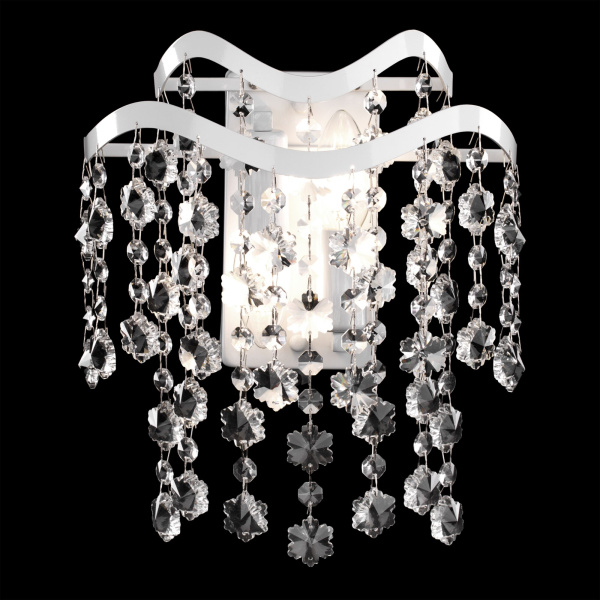 Купить Freya Crystal Charlotte Белый Бра E14 40W FR1001WL-02W