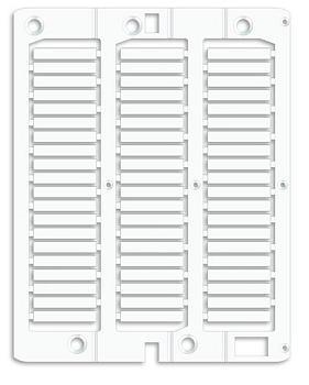 DKC Маркировка для провода, жесткая, для трубочек. 4х23мм. Белая