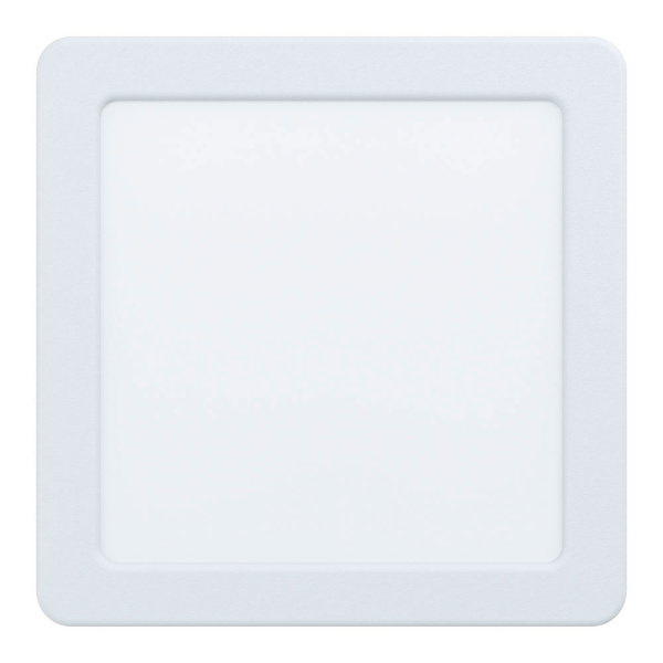 Eglo 99163 Светодиодный встраиваемый светильник FUEVA 5, 10,5W (LED), 166х166, ET26, 1200lm, 3000K, сталь, белый